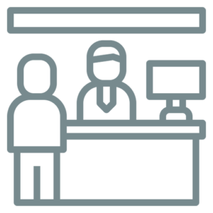 Mancanza di sportelli fisici